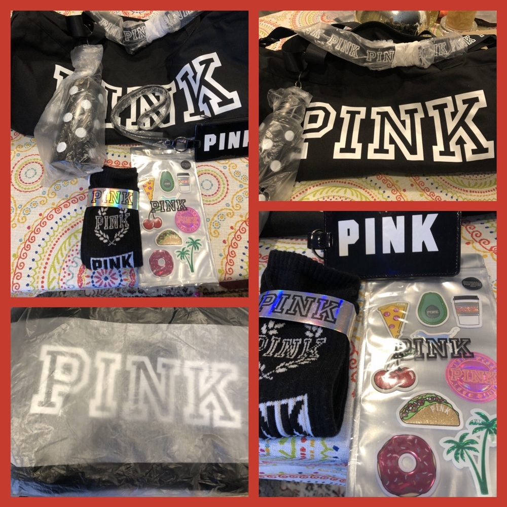 BNWT Pink VS duffle bundle